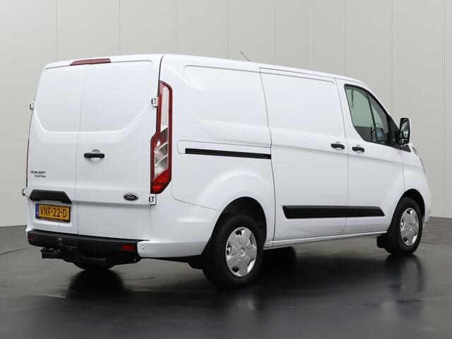 Ford TRANSIT CUSTOM 2.0TDCI Achterdeuren | Kastinrichting | Navigatie | Multimedia | 3-Zits | Trekhaak | Airco | Cruise