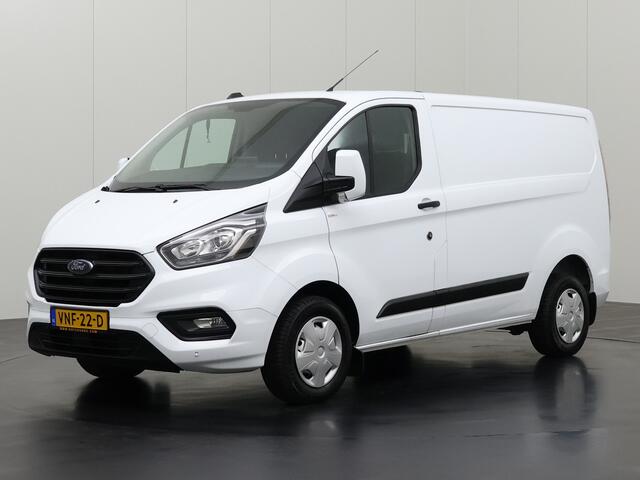 Ford TRANSIT CUSTOM 2.0TDCI Achterdeuren | Kastinrichting | Navigatie | Multimedia | 3-Zits | Trekhaak | Airco | Cruise