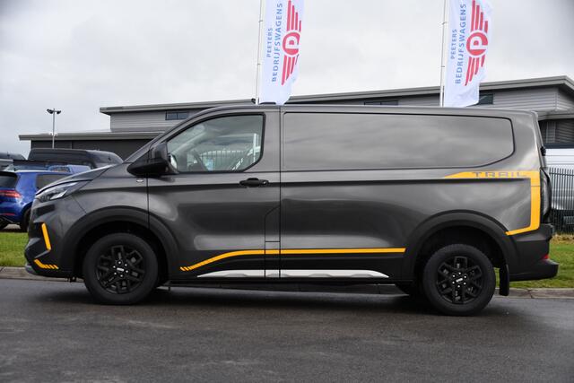 Ford TRANSIT CUSTOM 320 2.0 TDCI L1H1 Trail AWD 4x4 Camera, Cruise, Carplay, B&O, 170pk, LED, Stuurverwarming, Leder, Stoelverwarming, Automaat, Sensoren, Uniek!