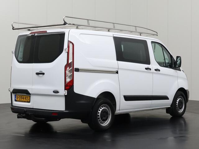 Ford TRANSIT CUSTOM 2.0TDCI L1H1 Imperiaal | Trekhaak | Airco | Cruise | 3-Zits | Betimmering