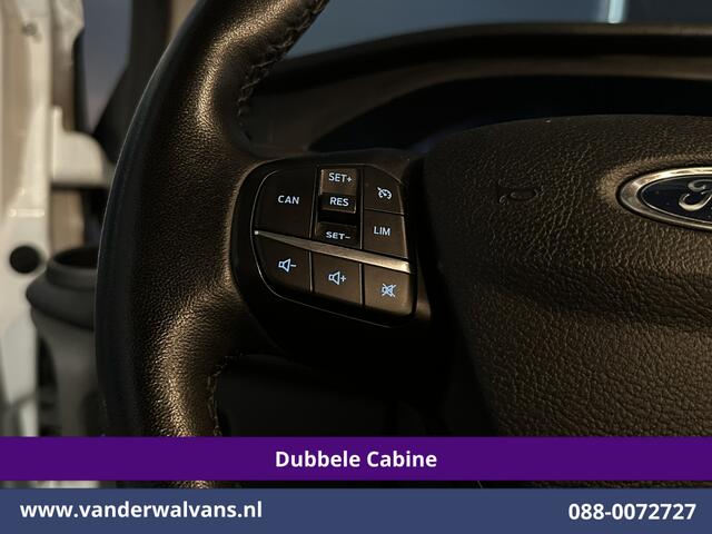 Ford TRANSIT CUSTOM 2.0 TDCI 131pk L2H1 Dubbele Cabine Euro6 Airco | 5-Zits | Apple Carplay | LED | Cruisecontrol | Stoelverwarming Android Auto, Parkeersensoren, Achterklep, 2800kg trekvermogen