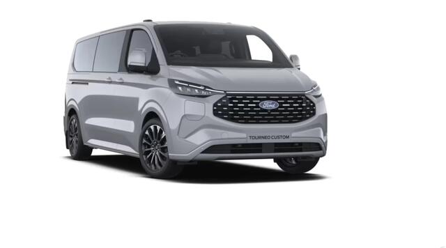 Ford TRANSIT CUSTOM 340L 2.5 PHEV 233PK L2H1 Titanium X 8 Persoons PHEV Automaat Hybride | Airco | Adap. Cruise | Navi | Pano | Elek.Schuifdeur L+R