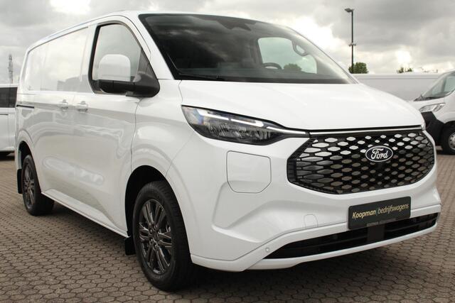 Ford TRANSIT CUSTOM E-Transit 320 L1H1 Limited | 71kWh | 160kW/218pk | Trekgewicht 2300kg | Camera | Carplay/Android | Cruise | Lease 699,- p/m