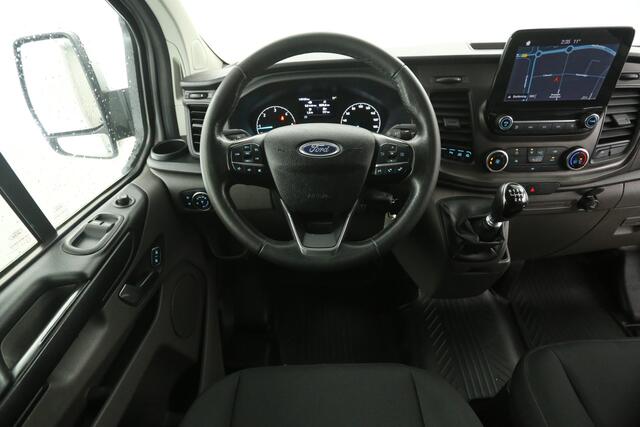Ford TRANSIT CUSTOM 2.0 TDCI | MARGE | DC | 6 Zits | Airco | Cruise | Carplay | Navi | Trekhaak | Parkeersens.