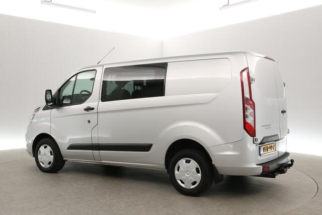 Ford TRANSIT CUSTOM 2.0 TDCI | MARGE | DC | 6 Zits | Airco | Cruise | Carplay | Navi | Trekhaak | Parkeersens.