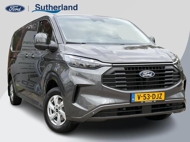 Ford TRANSIT CUSTOM 320 2.0 TDCI L2H1 Limited 136pk | Trekhaak | Stoel- & Stuurwielverwarming | Navigatie | LM Velgen | Doorschuifluik | Passagiersbank |