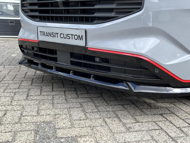 Ford TRANSIT CUSTOM 320 2.5 PHEV L2H1 Grey Platinum Dubbele Cabine 233pk Aut / 5 Pers. / 2250kg Trekgewicht / 1100kg Laadvermogen / Vol. Leder / Glaslookpanelen / Privacy Glass / Adapt. Cruise control!