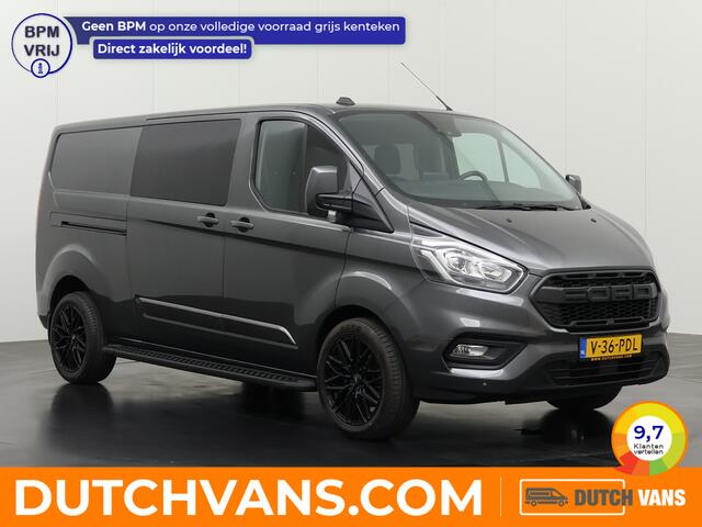 Ford TRANSIT CUSTOM 130PK Automaat Lang Dubbele Cabine Raptor Sport | 2x Schuifdeur | Multimedia | Camera | Betimmering