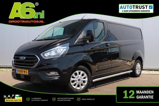 Ford TRANSIT CUSTOM 300 2.0 TDCI L2H1 Limited DC 170PK Automaat Trekhaak Sidebars Navigatie Achteruitrijcamera Carplay LED 16 inch LMV Schuifdeur Airco Cruise