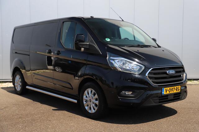 Ford TRANSIT CUSTOM 300 2.0 TDCI L2H1 Limited DC 170PK Automaat Trekhaak Sidebars Navigatie Achteruitrijcamera Carplay LED 16 inch LMV Schuifdeur Airco Cruise