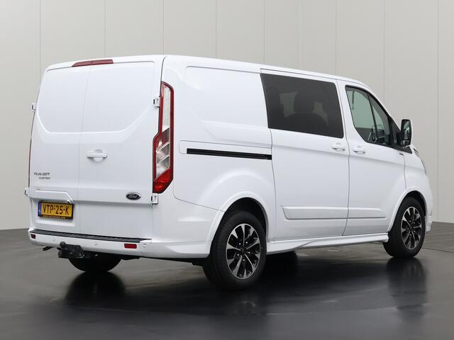 Ford TRANSIT CUSTOM 2.0TDCI 170PK Sport Automaat Dubbele Cabine | 2xSchuifdeur | Leder | Navigatie | Camera | Trekhaak