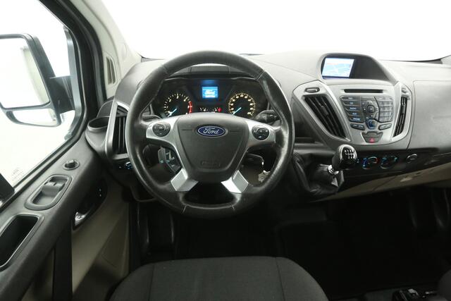 Ford TRANSIT CUSTOM 2.0 TDCI L2H1 | Dubbele Cabine | Airco | Cruise | Navi | Parkeersens. | Trekhaak