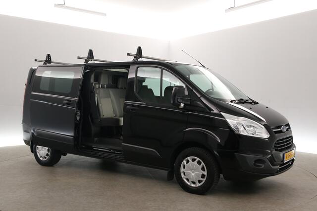 Ford TRANSIT CUSTOM 2.0 TDCI L2H1 | Dubbele Cabine | Airco | Cruise | Navi | Parkeersens. | Trekhaak
