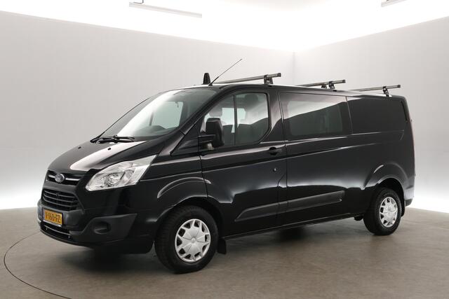 Ford TRANSIT CUSTOM 2.0 TDCI L2H1 | Dubbele Cabine | Airco | Cruise | Navi | Parkeersens. | Trekhaak