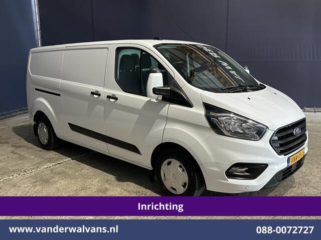 Ford TRANSIT CUSTOM 2.0 TDCI 130pk L2H1 inrichting Euro6 Airco | Camera | LED | 2800 Trekhaak | Apple Carplay Cruisecontrol, Android Auto, Verwarmde Voorruit, Parkeersensoren, Bijrijdersbank