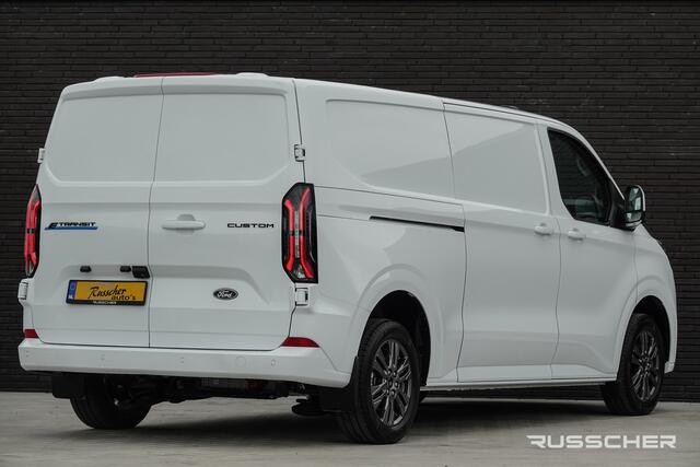 Ford TRANSIT CUSTOM E-Transit L2H1 218Pk Aut. | Elektrisch | Limited 340 | 2xSchuifdeur | 360° Camera | 17'' | Frozen White
