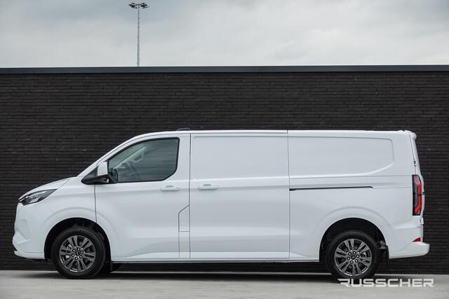 Ford TRANSIT CUSTOM E-Transit L2H1 218Pk Aut. | Elektrisch | Limited 340 | 2xSchuifdeur | 360° Camera | 17'' | Frozen White