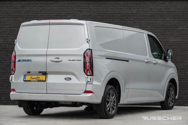 Ford TRANSIT CUSTOM E-Transit L2H1 218Pk Aut. | Elektrisch | Limited 340 | 2xSchuifdeur | 360° Camera | 17'' | Moondust Silver
