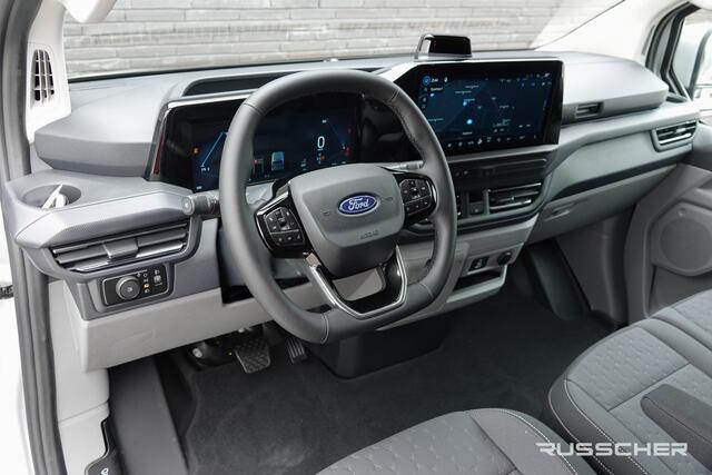 Ford TRANSIT CUSTOM E-Transit L2H1 218Pk Aut. | Elektrisch | Limited 340 | 2xSchuifdeur | 360° Camera | 17'' | Moondust Silver