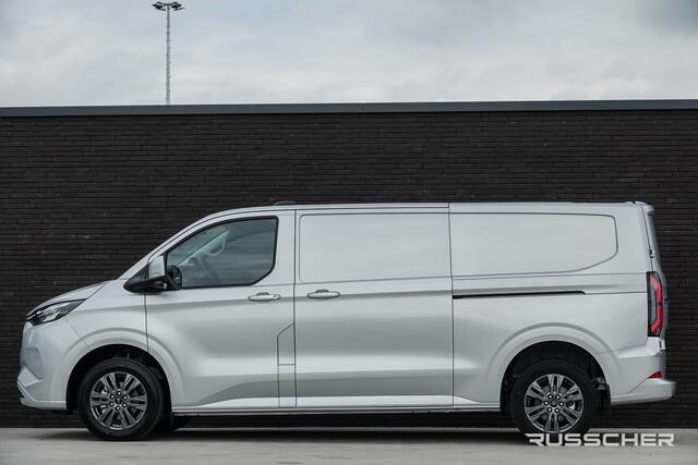 Ford TRANSIT CUSTOM E-Transit L2H1 218Pk Aut. | Elektrisch | Limited 340 | 2xSchuifdeur | 360° Camera | 17'' | Moondust Silver