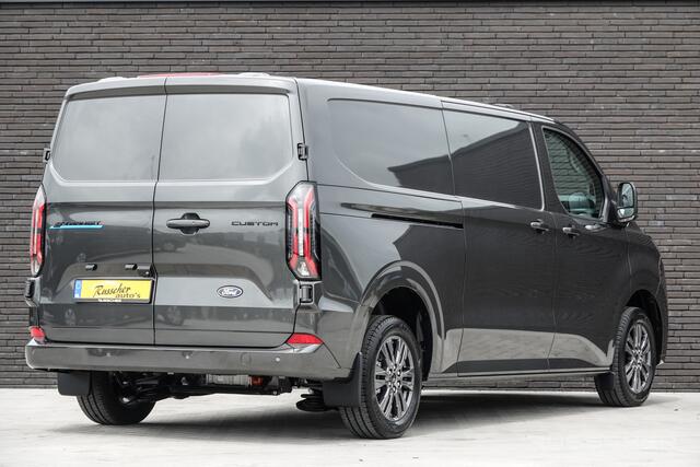 Ford TRANSIT CUSTOM E-Transit L2H1 218Pk Aut. | Elektrisch | Limited 340 | 2xSchuifdeur | 360° Camera | 17'' | Magnetic Grey