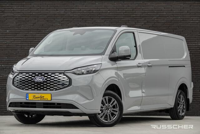 Ford TRANSIT CUSTOM E-Transit L2H1 218Pk Aut. | Elektrisch | Limited 340 | 2xSchuifdeur | 360° Camera | 17'' | Grey Matter