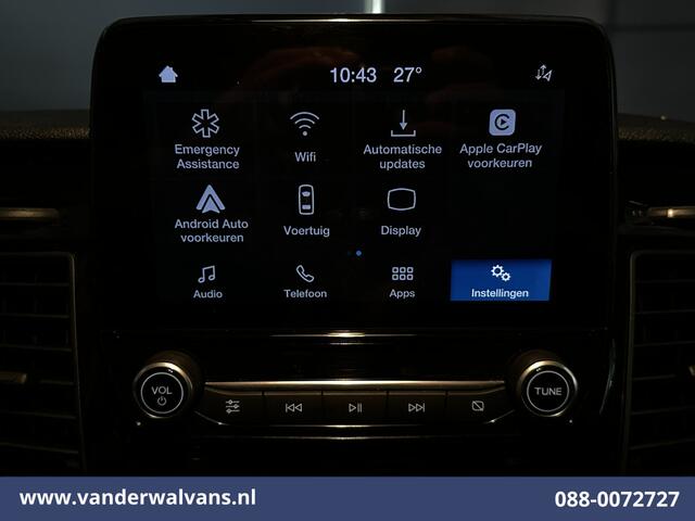 Ford TRANSIT CUSTOM 2.0 TDCI 170pk L1H1 Euro6 Airco | Camera | LED | Apple Carplay | Cruisecontrol | Raptor grill | Leder Android Auto, LM velgen, Verwarmde voorruit, Parkeersensoren, Bijrijdersbank