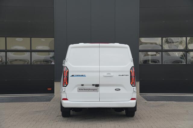 Ford TRANSIT CUSTOM E-Transit 320 L2H1 Limited 71 kWh 218pk - LED - Carplay - Stoelverwarming - Keyless - Cruise - Rijklaar