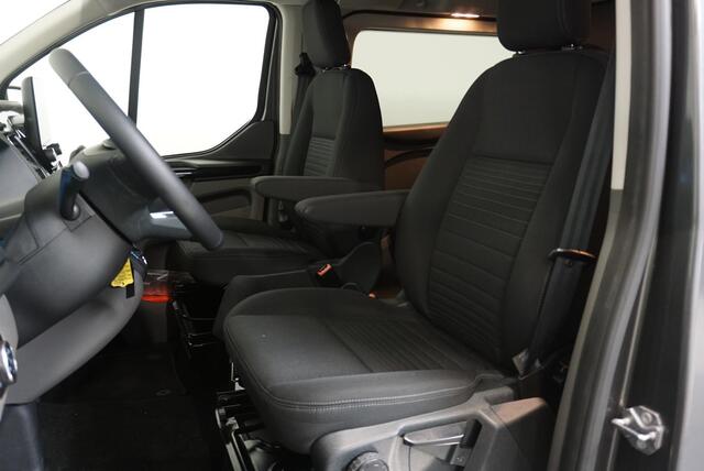 Ford TRANSIT CUSTOM 300 2.0 TDCI L2H1 Limited Dubbele Cabine Navigatie Airco 2 Schuifdeuren Trekhaak Parkeersensoren Apple Carplay Android auto DAB