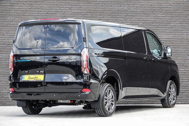 Ford TRANSIT CUSTOM E-Transit L2H1 218Pk Aut. | Elektrisch | Limited 340 | 2xSchuifdeur | 360° Camera | 17'' | Agate Black
