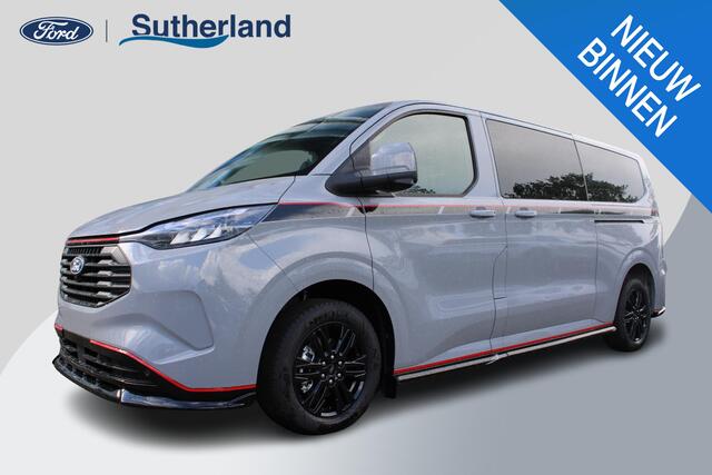 Ford TRANSIT CUSTOM 320 2.5 PHEV L2H1 Grey Platinum DC | Ruime Voorraad! | Dubbele Cabine Of Gesloten Bestel | Rijklaar | Ford Voorraad | Dubbele zijschuifdeur | Dual-zone automatische airconditioning | Privacy glass | Groot middenconsole | Trekhaakvoorbereiding | Centrale d