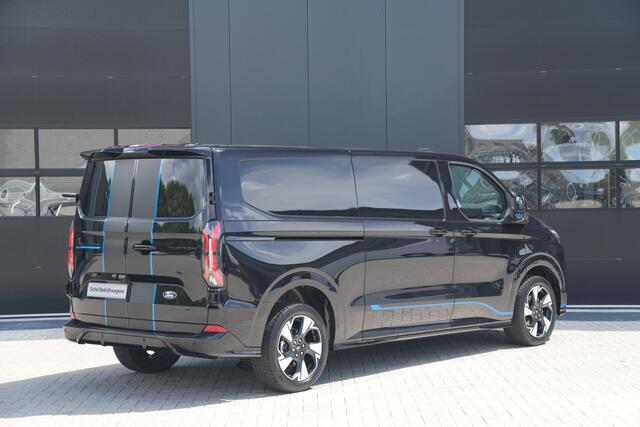 Ford TRANSIT CUSTOM E-Transit 340 L2H1 Sport 71 kWh 218pk - ACC - B&O - Navi - Stoel/Stuurverwarming - 360 Camera - Blindspot - Rijklaar
