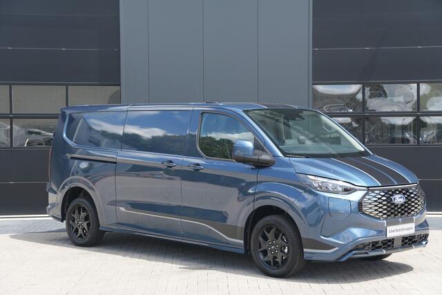 Ford TRANSIT CUSTOM E-Transit 320 L2H1 Sport 71 kWh 218pk - 2x Schuif - Stoel/Stuurverwarming - Cruise - Keyless - Rijklaar