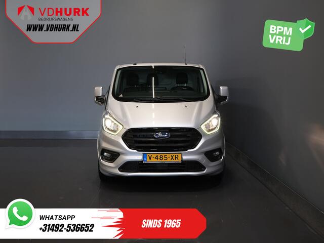 Ford TRANSIT CUSTOM Sport 2.0 TDCI Aut. 170 pk L2 DB-Riem VV/ Carplay/ Alarm III/ Stoelverw./ Navi/ Airco/ Camera/ Cruise/ PDC/ Trekhaak