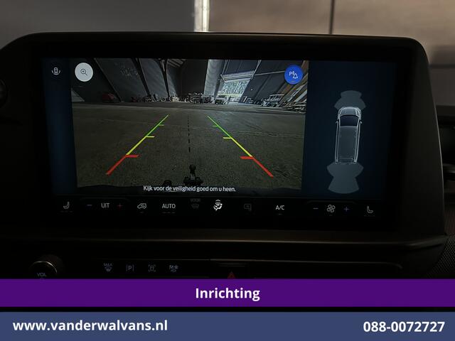 Ford TRANSIT CUSTOM 2.0 TDCI 150pk L1H1 Inrichting Euro6 Airco | Camera | LED | Apple Carplay | Cruisecontrol Android Auto, 2590kg Trekhaak, Verwarmde voorruit, Stoelverwarming, Parkeersensoren, Dakdragers, Bijrijdersbank
