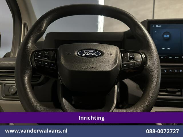 Ford TRANSIT CUSTOM 2.0 TDCI 150pk L1H1 Inrichting Euro6 Airco | Camera | LED | Apple Carplay | Cruisecontrol Android Auto, 2590kg Trekhaak, Verwarmde voorruit, Stoelverwarming, Parkeersensoren, Dakdragers, Bijrijdersbank
