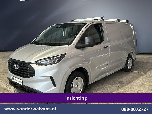 Ford TRANSIT CUSTOM 2.0 TDCI 150pk L1H1 Inrichting Euro6 Airco | Camera | LED | Apple Carplay | Cruisecontrol Android Auto, 2590kg Trekhaak, Verwarmde voorruit, Stoelverwarming, Parkeersensoren, Dakdragers, Bijrijdersbank