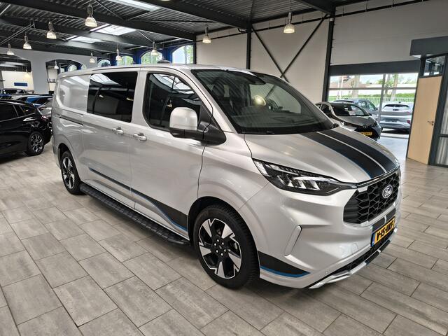 Ford TRANSIT CUSTOM 300 2.0 TDCI 170 pk L2H1 Sport DC | Trekhaak | 360° Camera | B&O | Adapt. cruise | 4 seiz. banden | 6 persoons | BPM vrij!