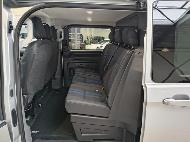 Ford TRANSIT CUSTOM 300 2.0 TDCI 170 pk L2H1 Sport DC | Trekhaak | 360° Camera | B&O | Adapt. cruise | 4 seiz. banden | 6 persoons | BPM vrij!