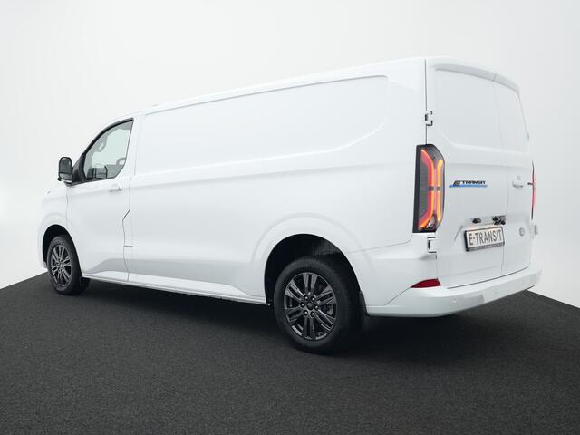 Ford TRANSIT CUSTOM E-Transit 340 L2H1 Limited 71 kWh 360 graden camera | Stoelverwarming | Navigatie |