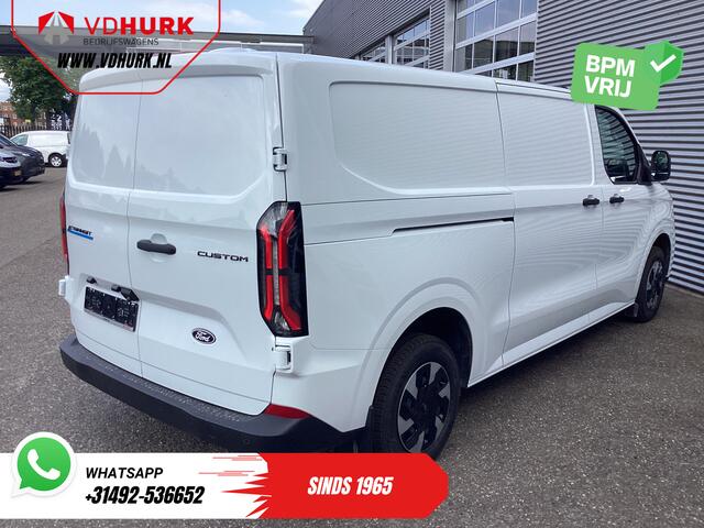 Ford TRANSIT CUSTOM E-Transit L2 Trend 71 kWh 370 km WLTP Garantie t/m 6-2029/ LED/ Snellader/ Carplay/ Camera/ Cruise/ Climate