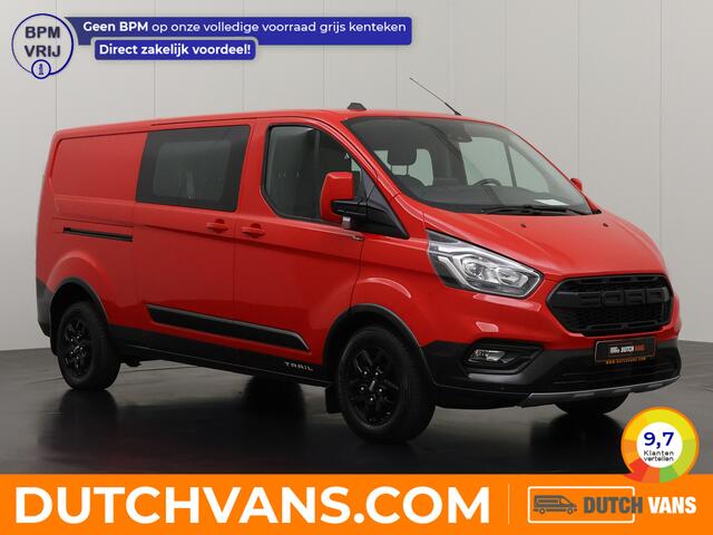 Ford TRANSIT CUSTOM 2.0TDCi 130PK Lang Dubbele Cabine Trail Limited | 6-Persoons | Leder | Multimedia | Camera | Trekhaak