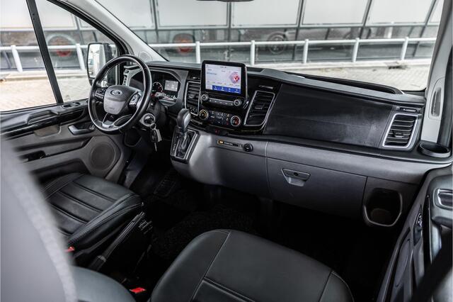 Ford TRANSIT CUSTOM 320 2.0 TDCI 170 PK L2H1 Limited DC | Dubbel cabine | Bi-Xenon | CarPlay | Navigatie | Stoelverwarming | Trekhaak | Euro 6 | Nieuwe APK