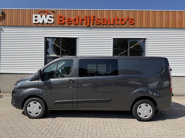 Ford TRANSIT CUSTOM 320 2.0 TDCI automaat L2H1 Trend / 3 persoons / vaste prijs rijklaar ¤ 17.950 ex btw / lease vanaf ¤ 302 / trekhaak / laadruimte gestoffeerd / airco / cruise / magneic grey metallic