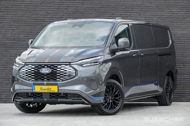 Ford TRANSIT CUSTOM E-Transit L2H1 218Pk Aut. | Elektrisch | Nieuwe 71Kwh Accu | Sport 340 | 2xSchuifdeur | 360° Camera | B&O Sound | 19''