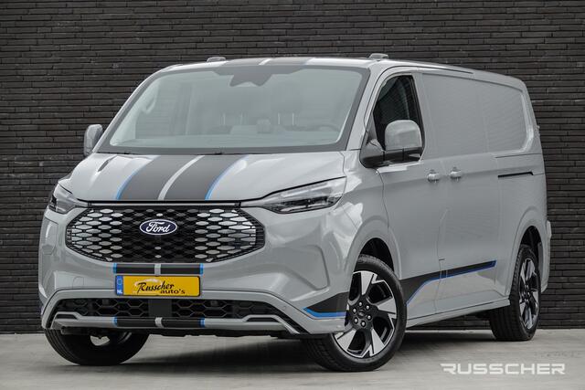 Ford TRANSIT CUSTOM E-Transit L2H1 218Pk Aut. | Elektrisch | Nieuwe 71Kwh Accu | Sport 340 | 2xSchuifdeur | 360° Camera | B&O Sound | 19''