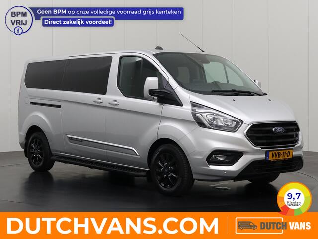 Ford TRANSIT CUSTOM 2.0TDCI Automaat Dubbele Cabine | Platinum Edition | 2xSchuifdeur | Navigatie | Camera | Leder | Airco | Cruise