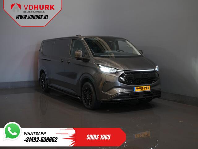 Ford TRANSIT CUSTOM E-Transit L2 Limited 71 kWh 330 km WLTP LED/ Adapt.Cruise/ Standkachel/ Stoelverw./ Frontlip/ Sidebars/ Raptor/ Betimmerd/ Carplay/ 360.Camera/ Climate/ PDC/ 19"LMV/ Trekhaak