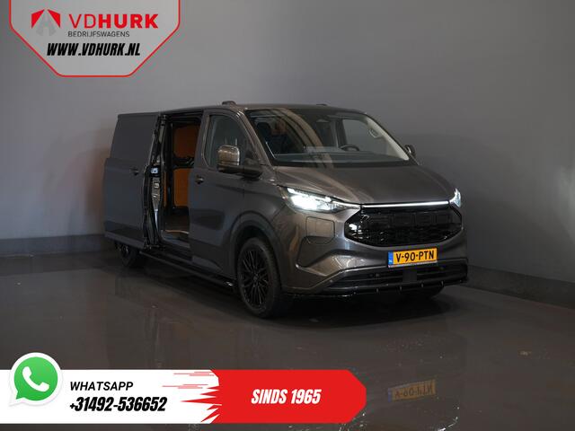 Ford TRANSIT CUSTOM E-Transit L2 Limited 71 kWh 330 km WLTP LED/ Adapt.Cruise/ Standkachel/ Stoelverw./ Frontlip/ Sidebars/ Raptor/ Betimmerd/ Carplay/ 360.Camera/ Climate/ PDC/ 19"LMV/ Trekhaak