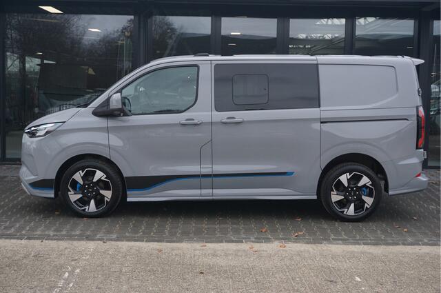 Ford TRANSIT CUSTOM 320S 2.5 PHEV Hybride 233PK DC Sport AUT Prijs incl BPM! Navi, ACC, 360° Cam, 19" LM, 2x Schuifdeur!! NR. B01*